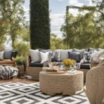 black and white outdoor rugs